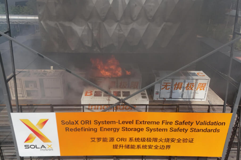 SolaX ORI-System-Extrembrandtestgelände